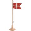 Sebra Bordflag H28 cm, Rd