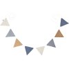 Sebra Dobbeltsidet Flagranke 250 cm, Forest Lake Blue
