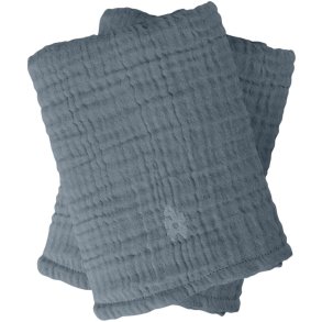 Sebra Wickelauflage 6-lagig Musselin 2 teilig 58x40 cm, Blau