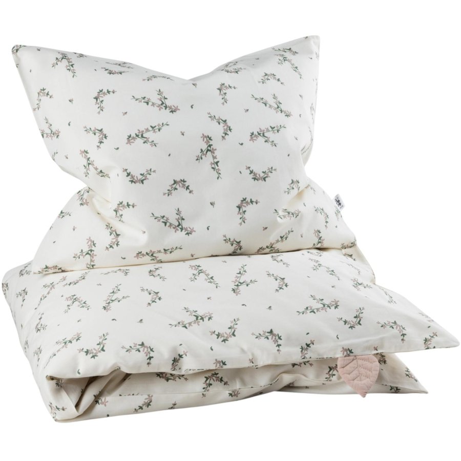 Sebra Babysengetj 70x100 cm, Powder Blossom/Grn