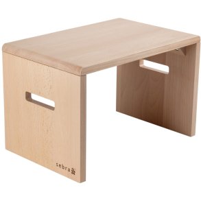 Sebra Hocker H24 cm, Buche