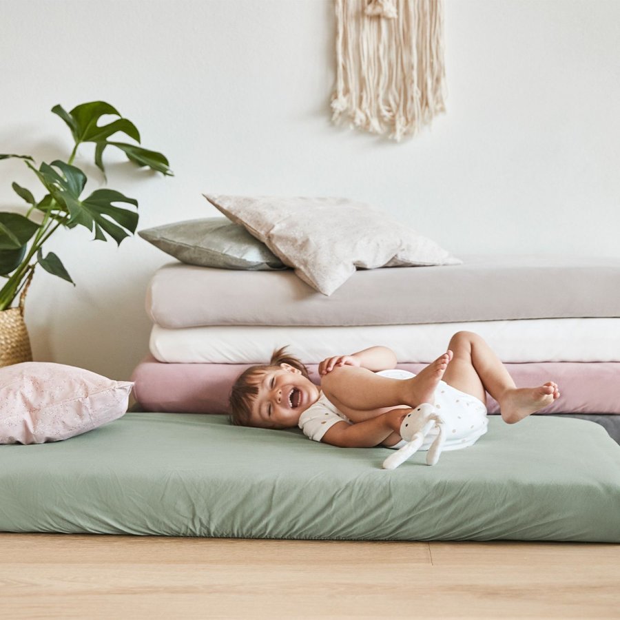 Leander Classic Laken voor Wieg 2-delige set 60x115 cm, Cappuccino