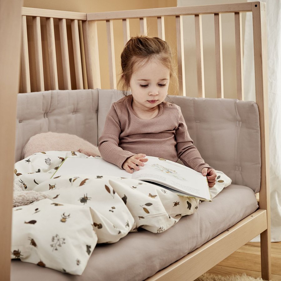 Leander Classic Juniorlaken 2-delige set 60x140 cm, Cappuccino