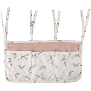 Sebra Aufbewahrungsh�nger m. 3 Taschen 41x22 cm, Powder Blossom