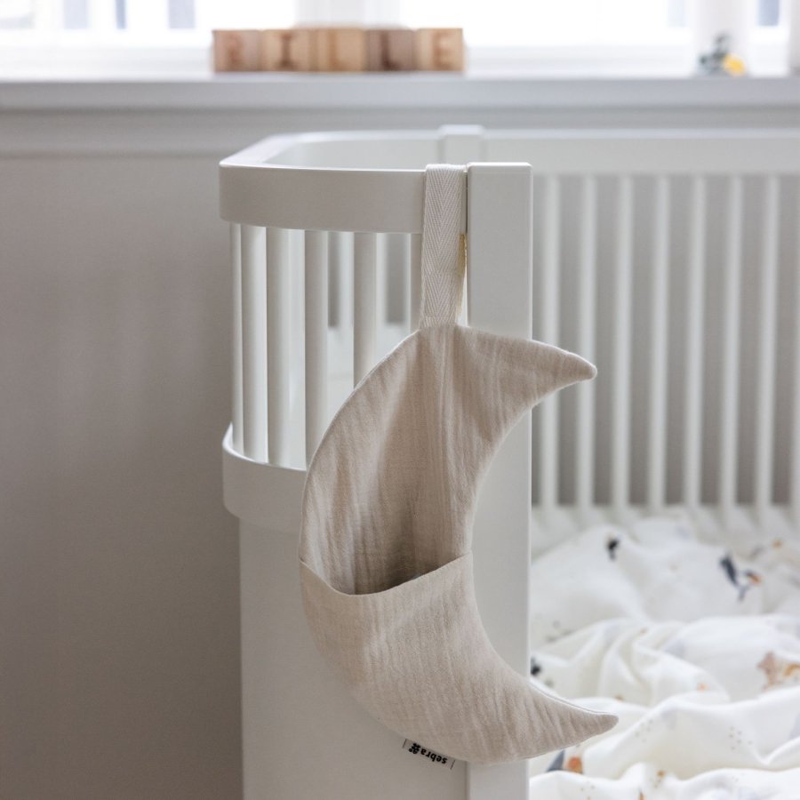 Sebra Sengelomme 16,5x25 cm, Hvid