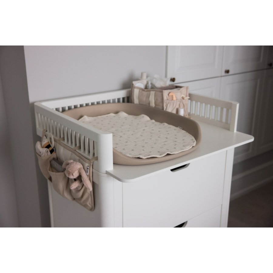 Sebra Aufbewahrungsh�nger m. 3 Taschen 41x22 cm, Morning Beige