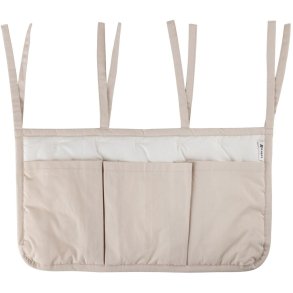 Sebra Aufbewahrungsh�nger m. 3 Taschen 41x22 cm, Morning Beige