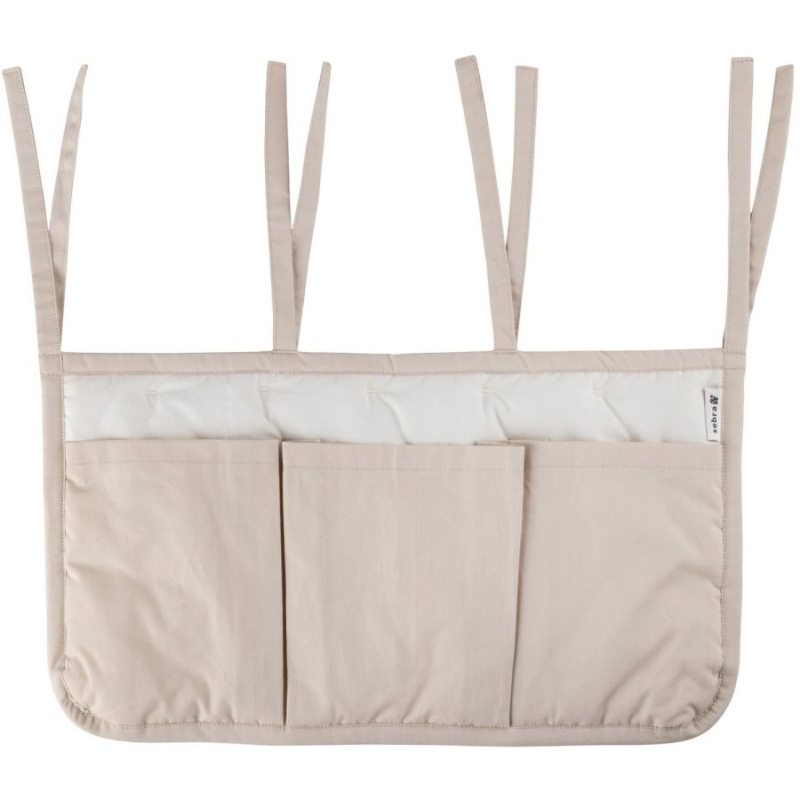 Sebra Aufbewahrungsh�nger m. 3 Taschen 41x22 cm, Morning Beige