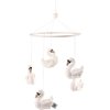 Sebra Svane Uro �22 cm, Beige
