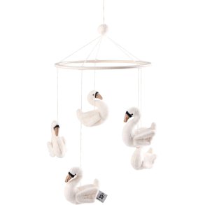 Sebra Schwan Mobile Ø22 cm, Beige
