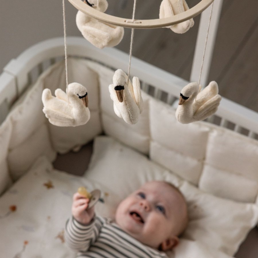 Sebra Schwan Mobile Ø22 cm, Beige