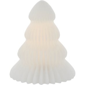 Sirius Claire Lysdekoration Juletr LED H16 cm, Hvid