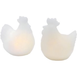 Sirius Astrid Kylling 2 stk. H9 cm, Hvid