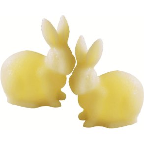 Sirius Elin Lysdekoration Kanin LED 2 stk. H10,5 cm, Pale Yellow