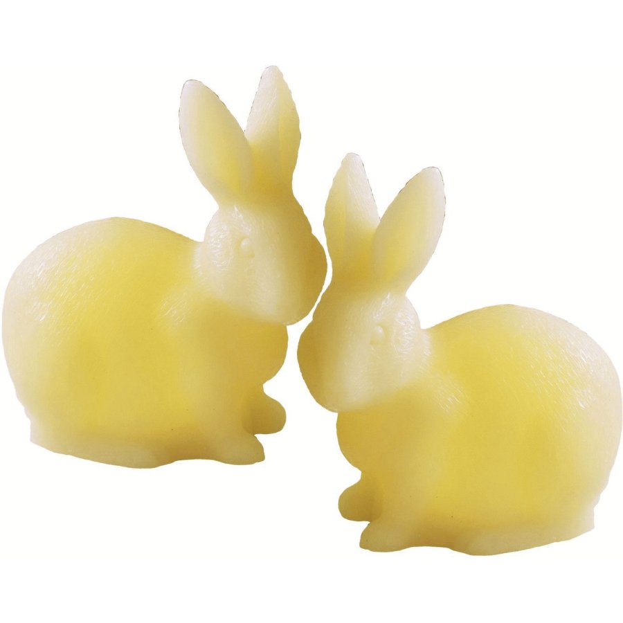 Sirius Elin Lysdekoration Kanin LED 2 stk. H10,5 cm, Pale Yellow