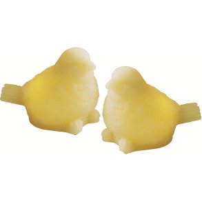 Sirius Erica Lysdekoration Spurv LED 2 stk. H6,7 cm, Pale Yellow