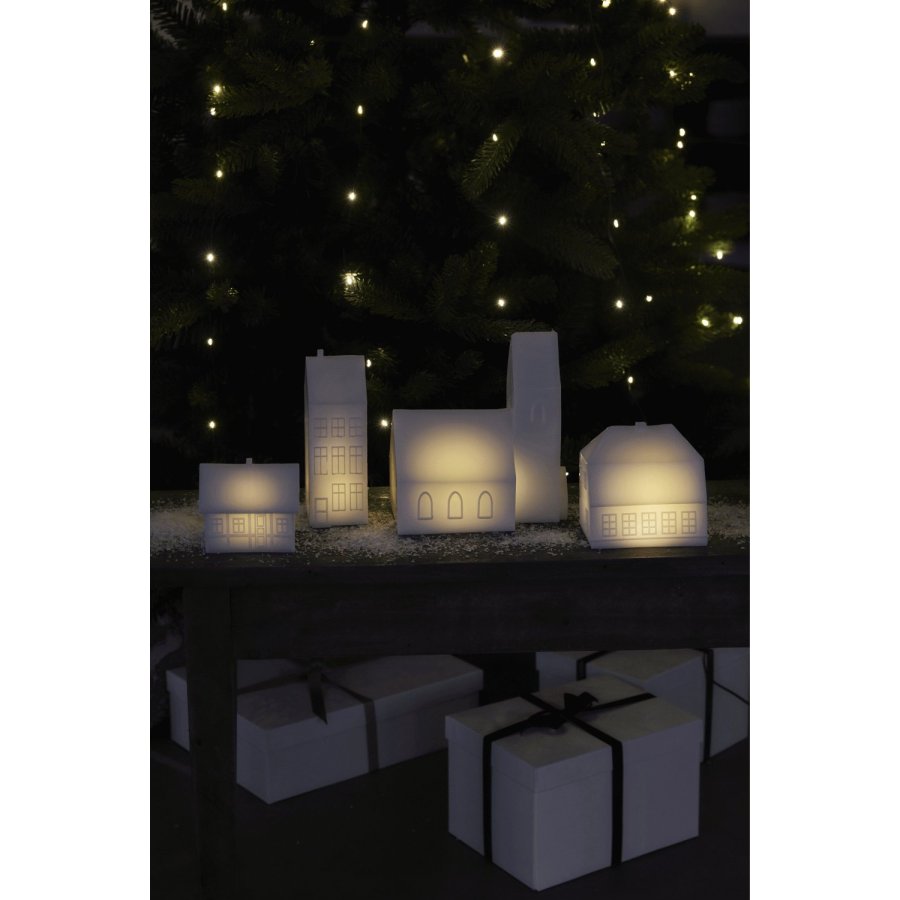 Sirius Copenhagen Lichthaus Kirche LED H20 cm, Wei