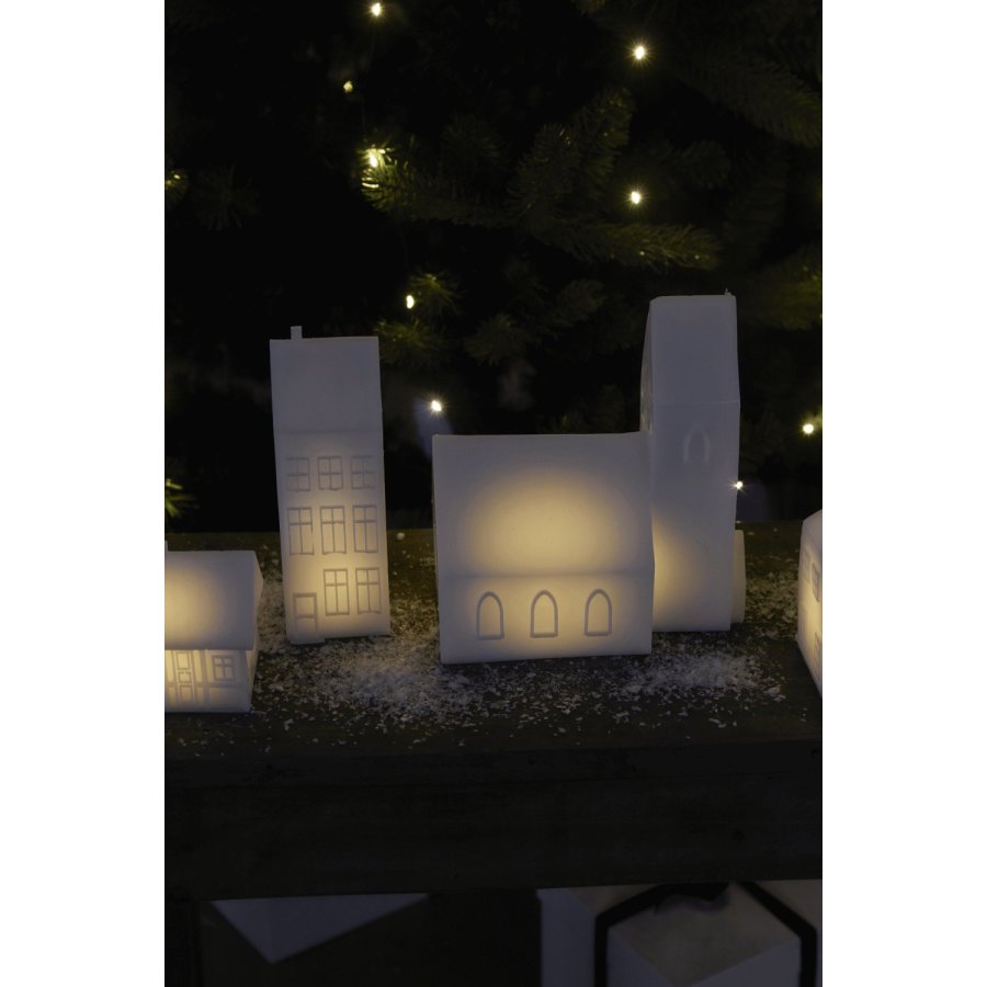 Sirius Copenhagen Lichthaus Herrenhaus LED 12 cm, Wei