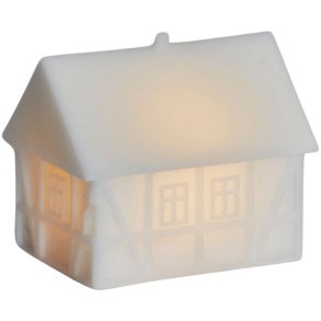 Sirius Copenhagen Vakwerkhuis LED 9 cm, Wit
