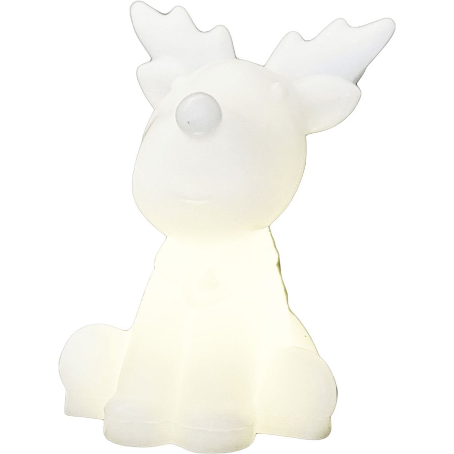 Sirius Naja Lichtdekoration Rentier LED 2er Set H9 cm, Wei