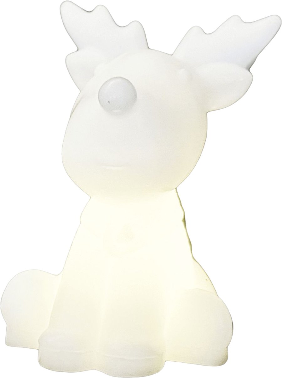 Sirius Naja Lichtdekoration Rentier LED 2er Set H9 cm, Wei