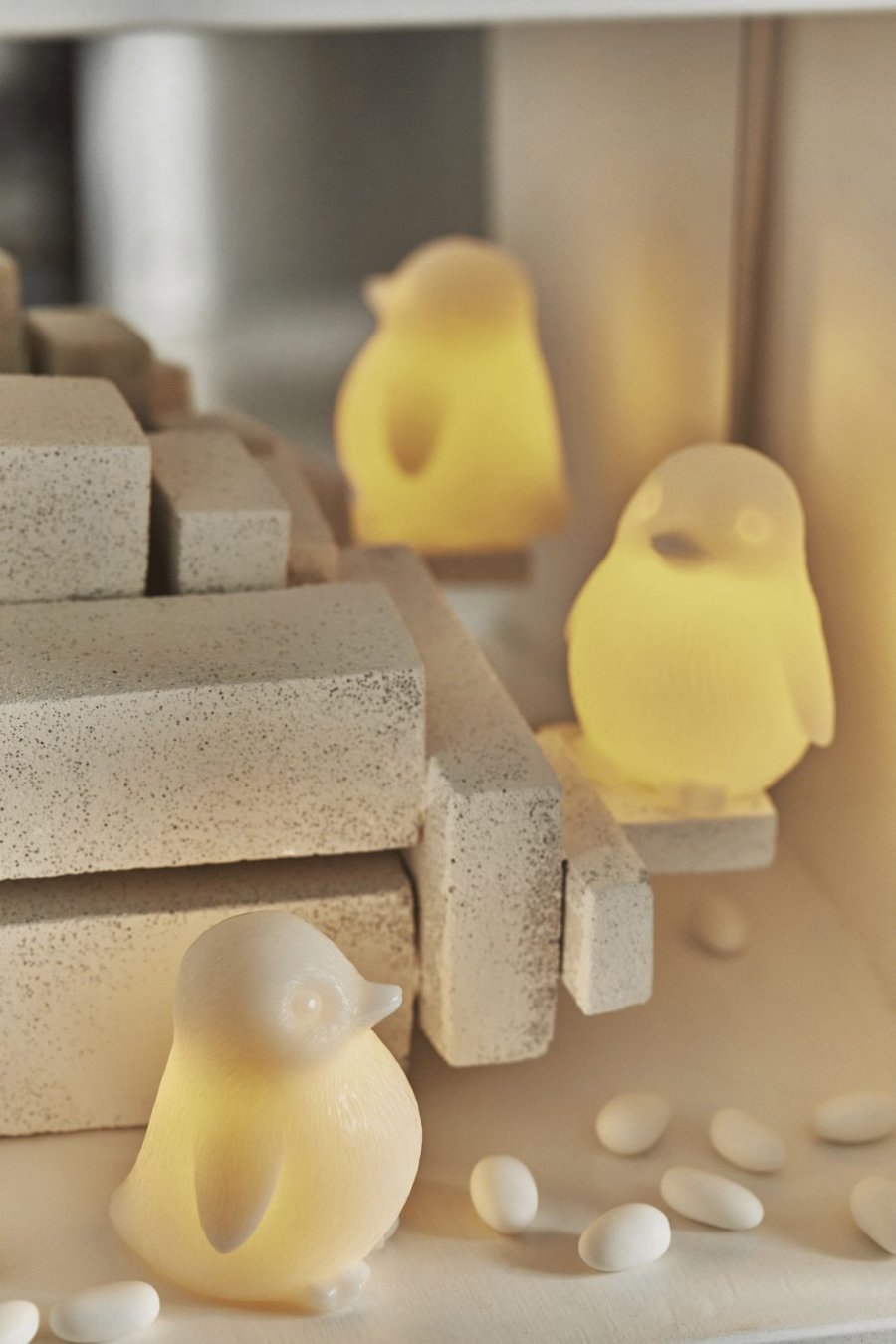 Sirius Lou Lichtdekoration Pinguin LED H10 cm, Wei