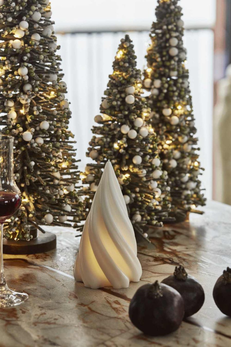 Sirius Olina Lichtdekoration Weihnachtsbaum LED H16 cm, Wei