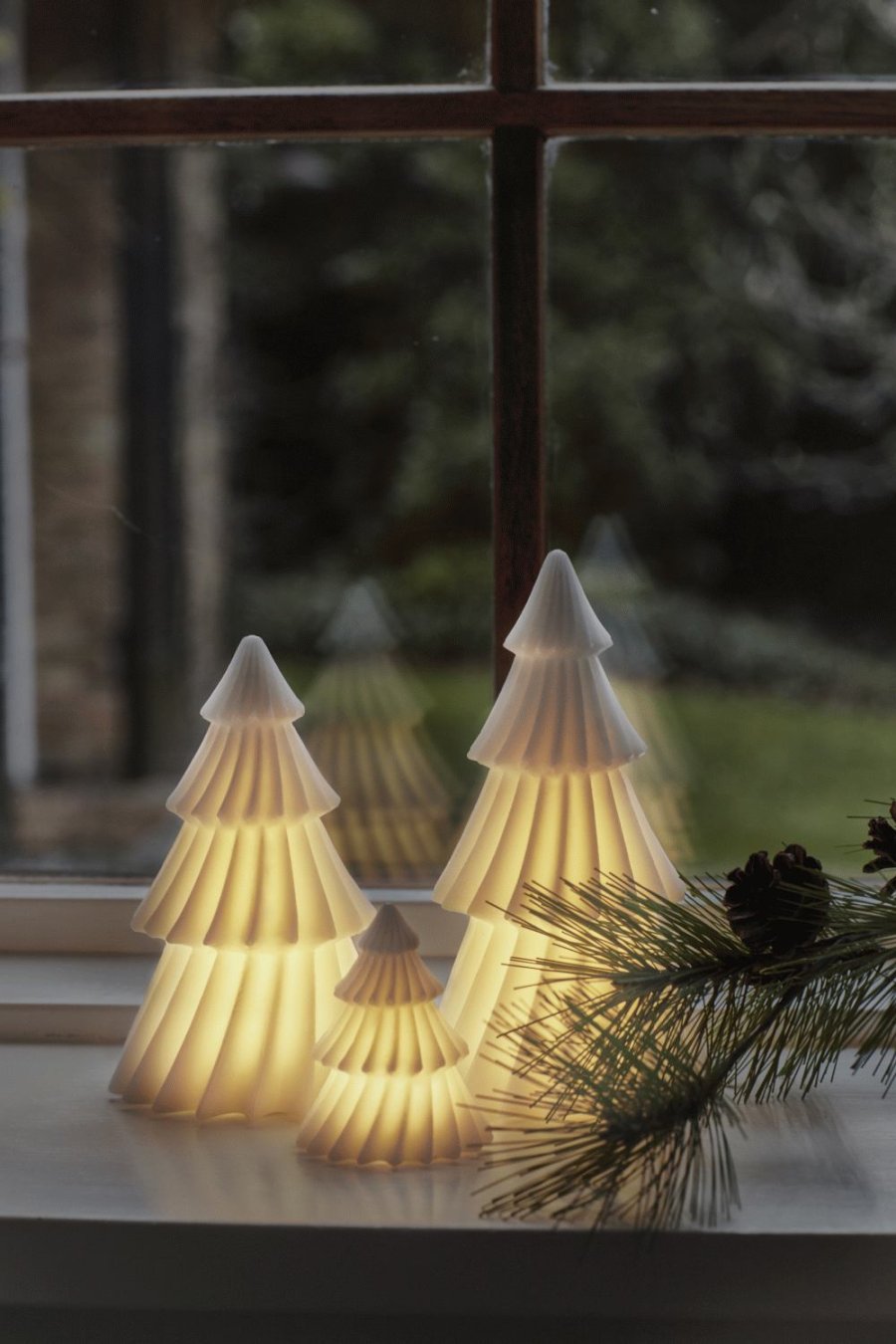 Sirius Olivia Lichtdekoration Weihnachtsbaum LED H19 cm, Klar