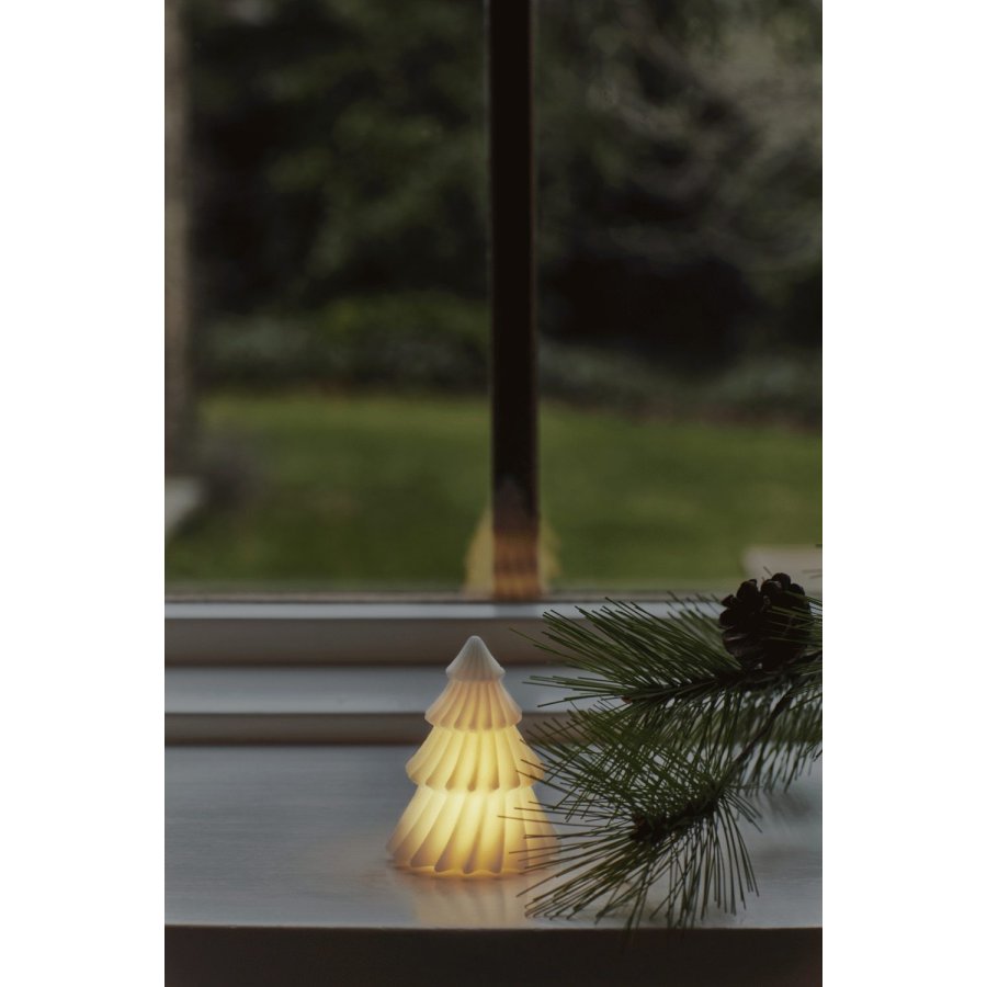Sirius Olivia Lichtdekoration Weihnachtsbaum LED 2er Set H8 cm, Klar