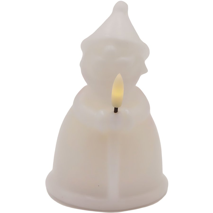 Sirius Julemand H13,5 cm, Hvid