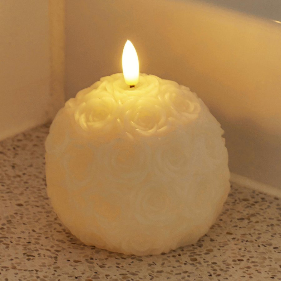 Sirius Rosalina Kuglelys LED �10/H8,4 cm, Creme