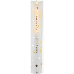 Sirius Sara Kalenderlys LED 5 cm, Sweet Christmas