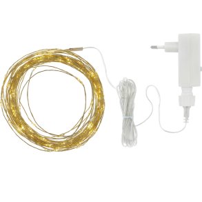 Sirius Knirke Lyskde 15,9 m, Guld/Klar