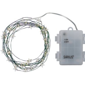 Sirius Trille Trille Stern Lichterkette 3,9 m, Grün/Klar