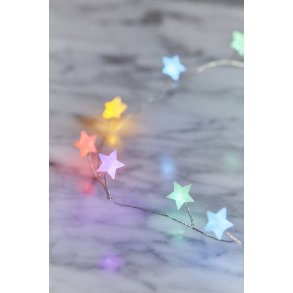 Sirius Ally Lichterkette Star 40 LED 2 m, Multi