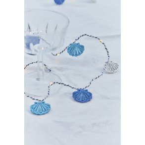 Sirius Selma Lichterkette Muschel 20 LED 2 m, Blau