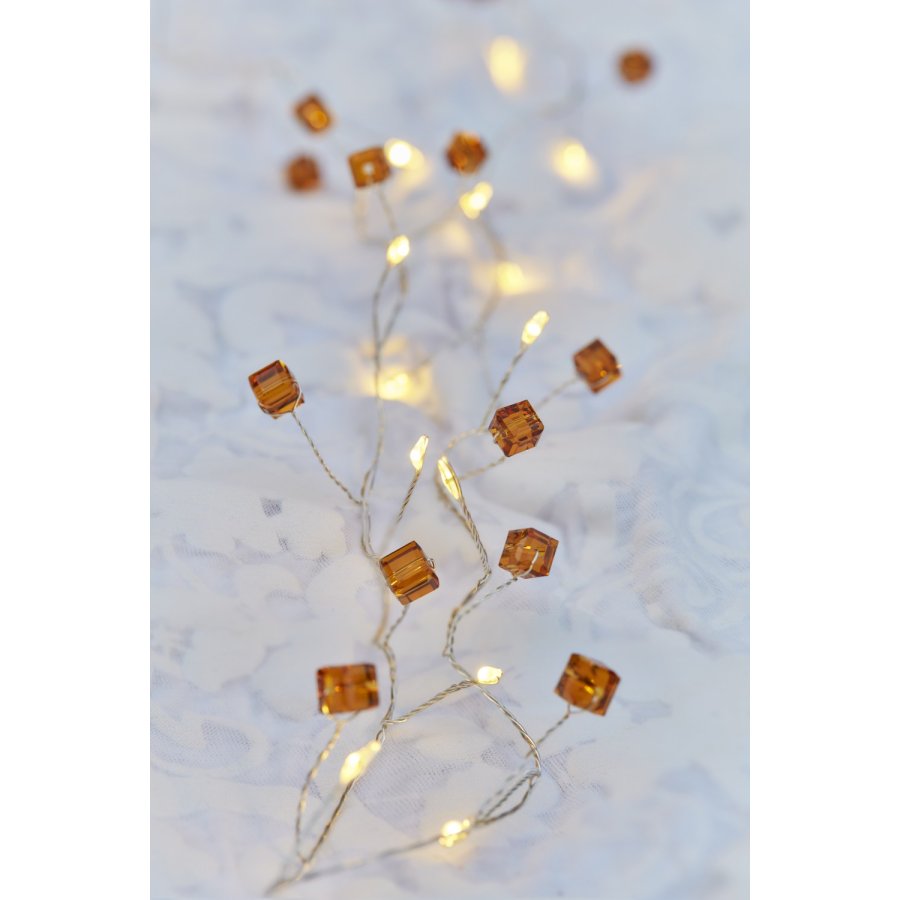 Sirius Anita Lyskde Cube 20 LED 1,05 m, Amber