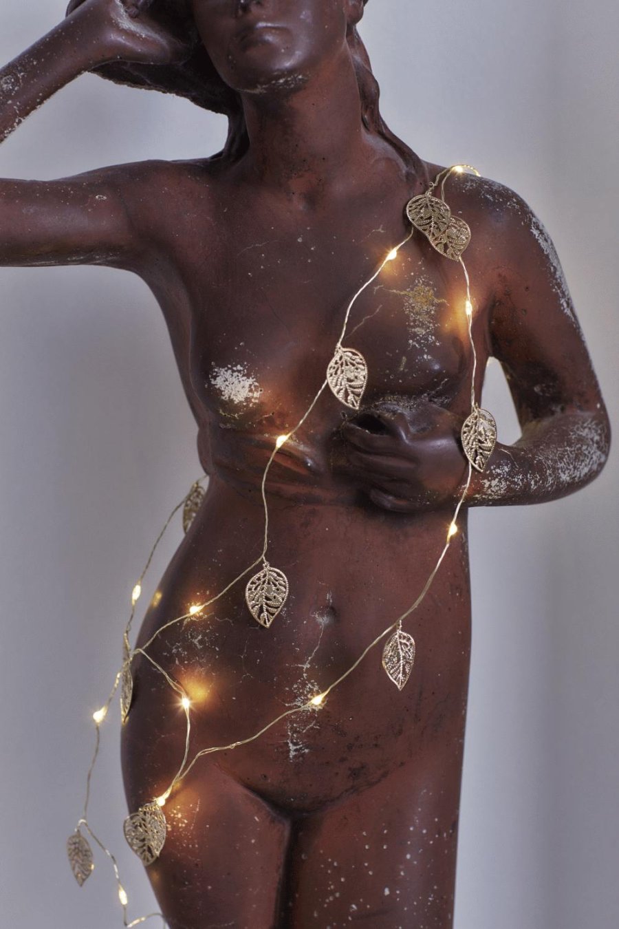 Sirius Marlin Lichterkette Blatt LED 2 m, Gold