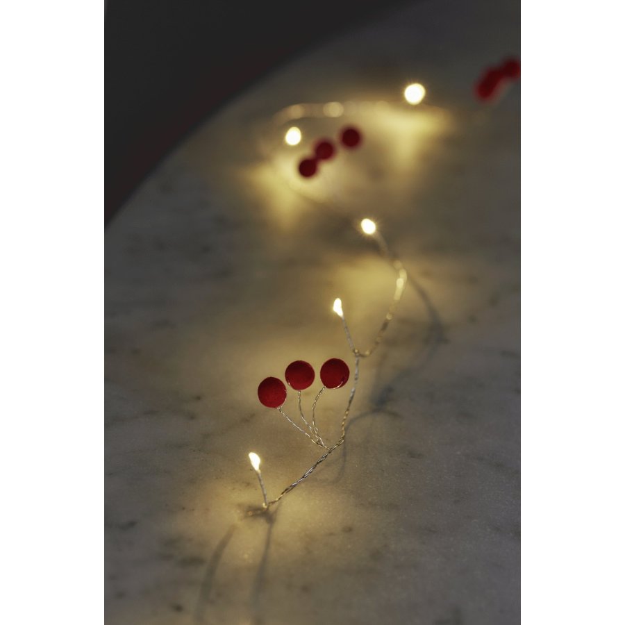 Sirius Dolly Lichterkette 2 m, Rot