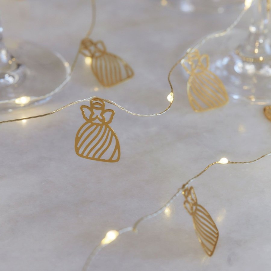 Sirius Angel Lysk�de 20 LED 1,9 m, Guld