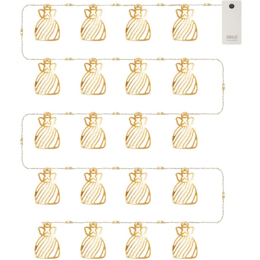 Sirius Angel Lysk�de 20 LED 1,9 m, Guld