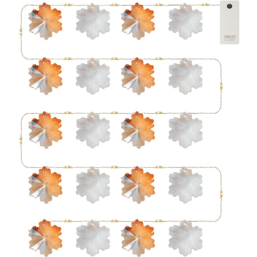 Sirius Chrystal Lysk�de 25 LED 1,8 m, S�lv