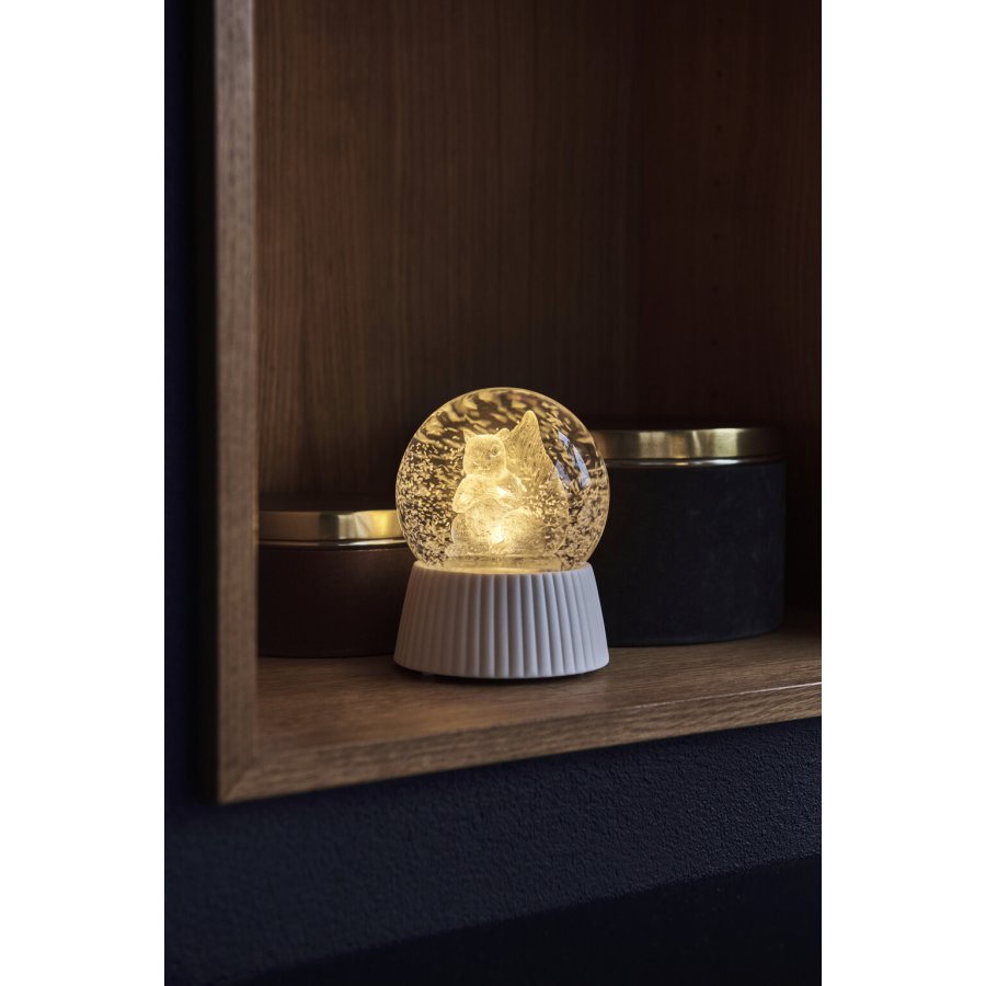 Sirius Evelyn Snekugle 10 cm, Hvid Keramik