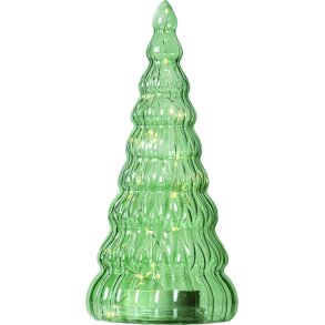 Sirius Lucy Lysdekoration Tr H30 cm, Grn