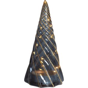 Sirius Vilma Lichtdecoratie Kerstboom LED H23,5 cm, Zwart/Goud