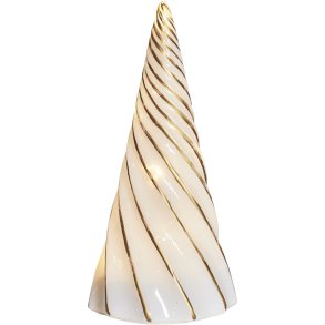 Sirius Vilma Lichtdecoratie Kerstboom LED H19 cm, Wit/Goud