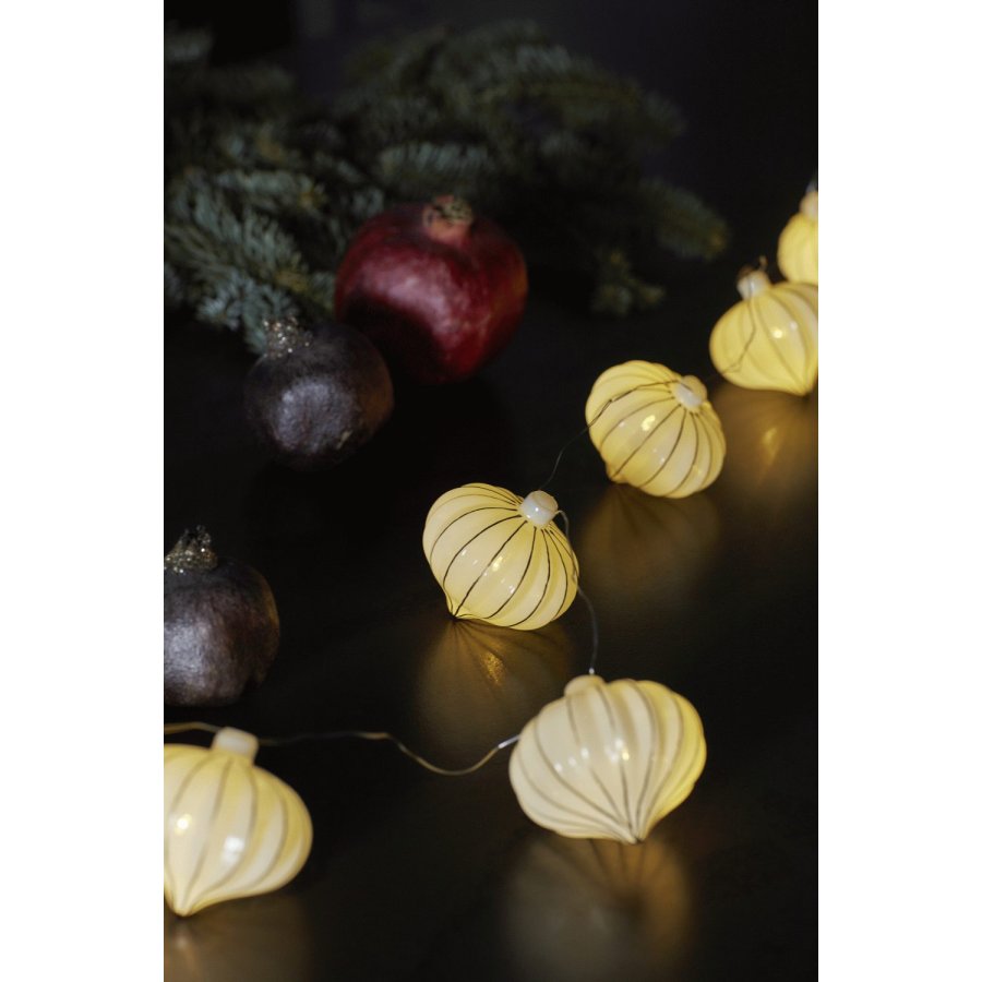 Sirius Vilma Girlande LED 1,03 m, Wei/Gold
