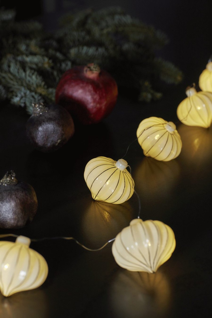 Sirius Vilma Girlande LED 1,03 m, Wei/Gold