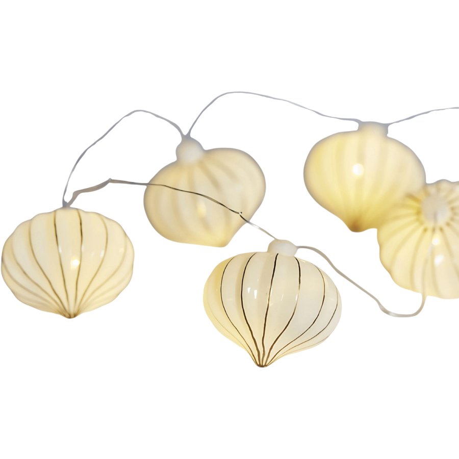 Sirius Vilma Girlande LED 1,03 m, Wei/Gold