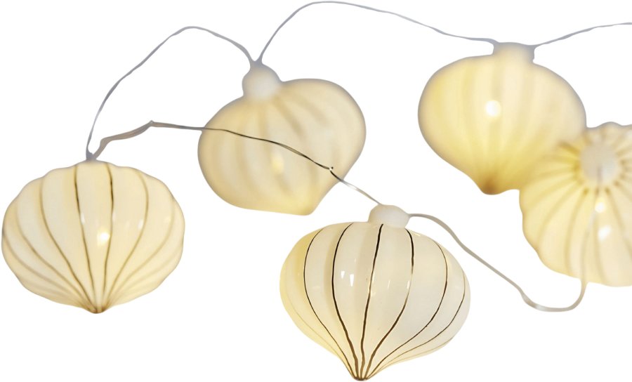 Sirius Vilma Girlande LED 1,03 m, Wei/Gold